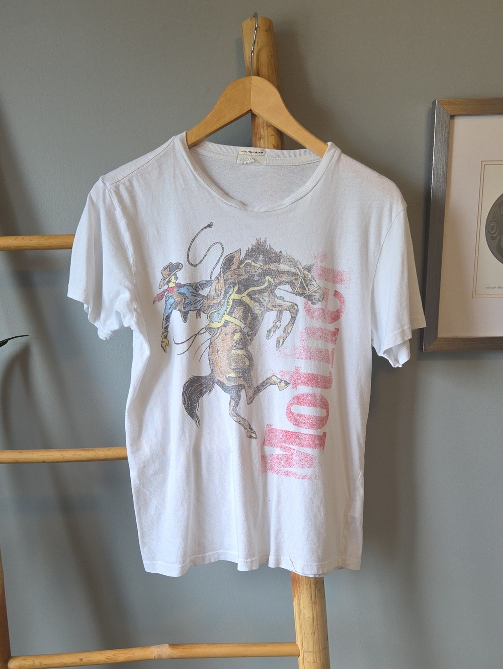 MOTHER ROWDY- PACK A DAY Graphic Rodeo T Shirt - Picture 2 of 10